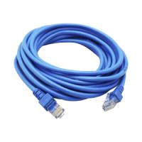 CABLE DE RED GHIA 5 MTS 15 PIES PATCH CORD RJ45 CAT 5E UTP AZUL GHIA