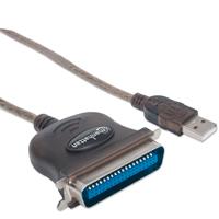 CABLE CONVERTIDOR MANHATTAN USB A PARALELO CENTRONICS 1.8M M-H MANHATTAN