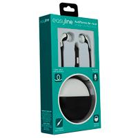 AUDIFONOS IN-EAR CON MICROFONO EASY LINE BY PERFECT CHOICE BLACK/WHITE PERFECT CHOICE