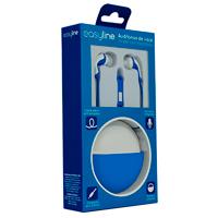 AUDIFONOS IN-EAR CON MICROFONO EASY LINE BY PERFECT CHOICE AZUL/BLANCO PERFECT CHOICE