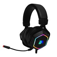 AUDIFONOS GAMING HESIX BALAM RUSH SPECTRUM/ACTECK  ON-EAR/USB/7.1 CANALES/RGB/MICROFONO/COLOR NEGRO/BR-929776 ACTECK