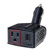 [422_CPS150BURC1-CYBERPOWER] INVERSOR CYBERPOWER (CPS150BURC1).12V A 120V. 150 WATTS. 1 PUERTO USB (2.1ª). CONECTOR A ENCENDEDOR. GIRA 180º. CYBERPOWER