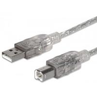 [2378_340458-MANHATTAN] CABLE USB 2.0 MANHATTAN A-B DE 3.0 MTS PLATA MANHATTAN