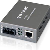 CONVERTIDOR DE MEDIOS TP-LINK MC110CS MONO MODO CONECTOR DE FIBRA SC A RJ45 10/100MBPS DUPLEX TOTAL HASTA 20 TP LINK
