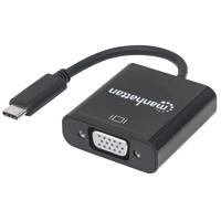CABLE CONVERTIDOR MANHATTAN USB-C 3.1 A VGA HD15 MACHO-HEMBRA MANHATTAN