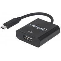 CABLE CONVERTIDOR MANHATTAN USB-C 3.1 A HDMI 4K MACHO-HEMBRA MANHATTAN
