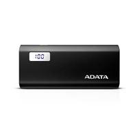 BATERIA DE RESPALDO POWER BANK ADATA P12500D 12500MAH/2 USB 1A/2A/INDICADOR DE CARGA DIGITAL/NEGRO ADATA