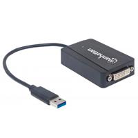 CONVERTIDOR MANHATTAN USB 3.0 A DVI-I 1080P M-H MANHATTAN