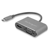 ADAPTADOR USB-C A VGA Y HDMI - 2EN1 - 4K 30HZ - GRIS ESPACIAL - ADAPTADOR DE VIDEO EXTERNO USB TIPO C - STARTECH.COM MOD. CDP2HDVGA STARTECH.COM
