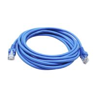CABLE DE RED GHIA 3 MTS 9 PIES PATCH CORD RJ45 CAT 5E UTP AZUL GHIA