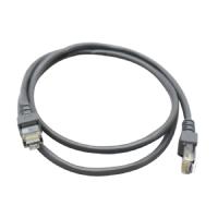 CABLE DE RED GHIA 1 MTS 3 PIES PATCH CORD RJ45 CAT 5E UTP GRIS GHIA