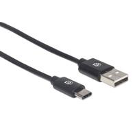 CABLE USB-C, AM-CM 5.0M V2, NEGRO MANHATTAN MANHATTAN