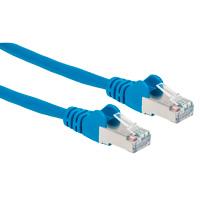 CABLE PATCH INTELLINET CAT 6A, 0.9M 3.0F S/FTP AZUL INTELLINET