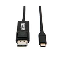 CABLE TRIPP-LITE (U444-006-DP-BE) ADAPTADOR USB C A DISPLAYPORT (M/M), 4K @ 60 HZ, CONECTOR DP CON SEGURO, HDCP 2.2, NEGRO, 1.83 M [6 PIES] TRIPP-LITE