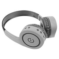 AUDIFONOS ON-EAR INALAMBRICOS MANOS LIBRES CON BT FM SD 3.5MM EASY LINE BY PERFECT CHOICE GRIS PERFECT CHOICE